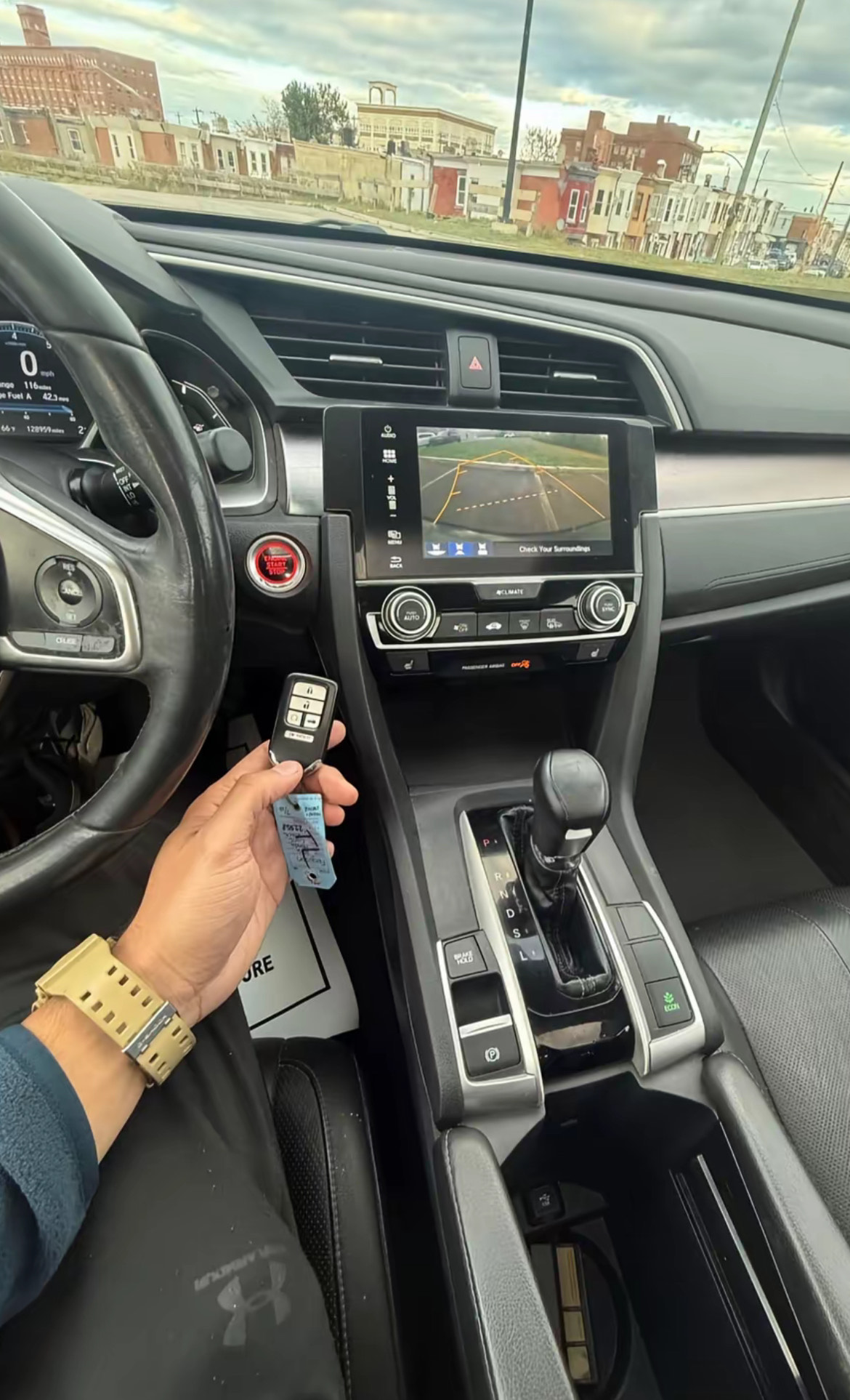 
								2016 Honda Civic • EX-L w/Honda Sensing Sedan 4D full									